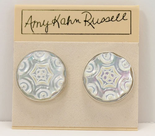 Mother of Pearl Dainty Clip Earrings