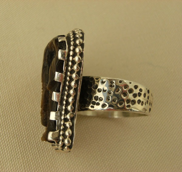 Tiger Eye Elephant Ring