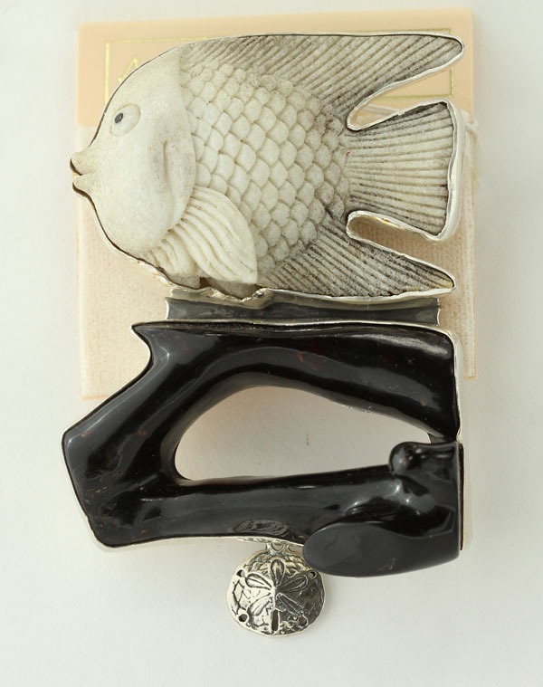 Antler & Coral Pin-Pendant