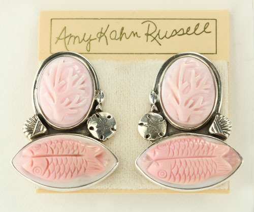Barrier Reef Clip Earrings