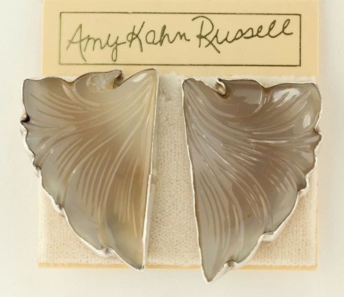 Botswana Agate Clip Earrings 