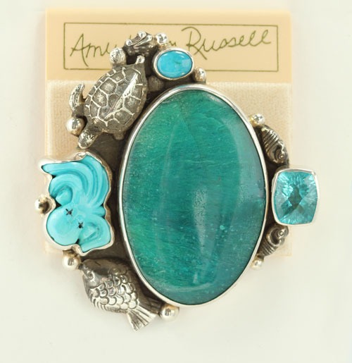 Caribbean Sea Life Pin-Pendant