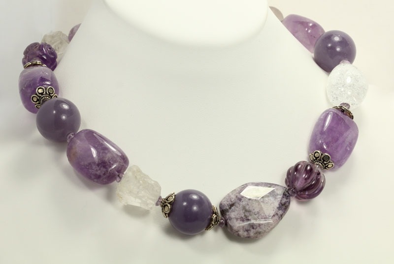 Chunky Amethyst Necklace