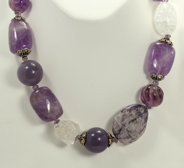 Chunky Amethyst Necklace