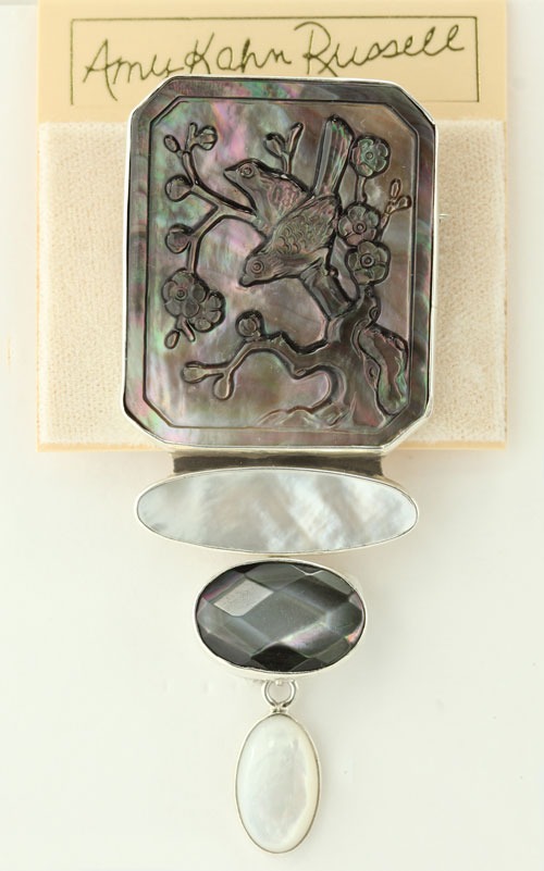 Mother of Pearl Pin-Pendant  