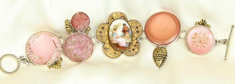 Vintage Button Bracelet