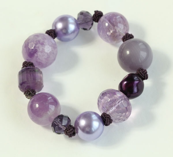 Amethyst Stretch Bracelet