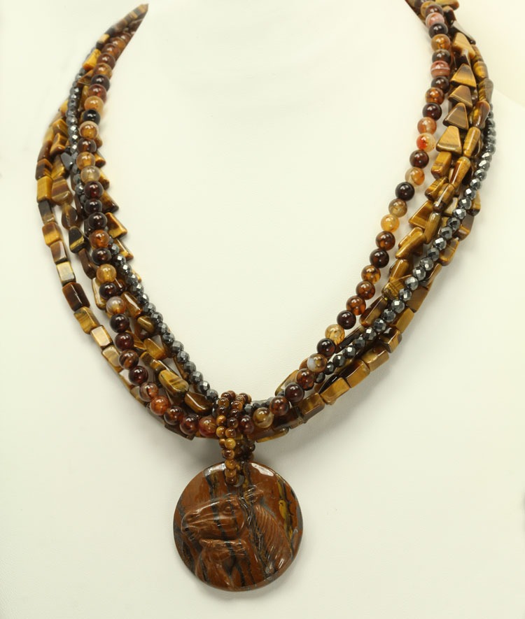 Mare & Foal Pendant Necklace