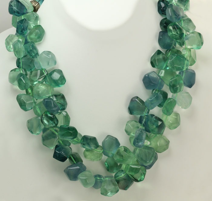 Chunky Fluorite Statement Necklace