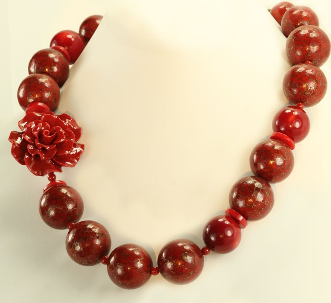 Coral Statement Necklace