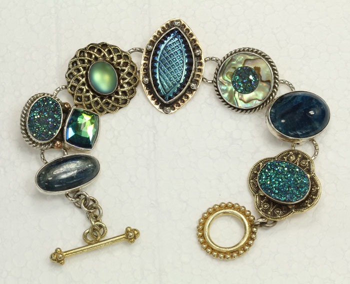 Dumortierite Clip Earrings