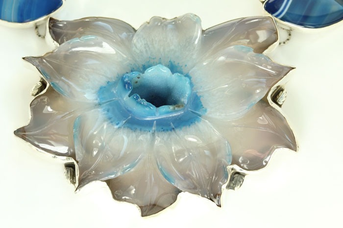 Exquisite Lotus Flower Statement Collar