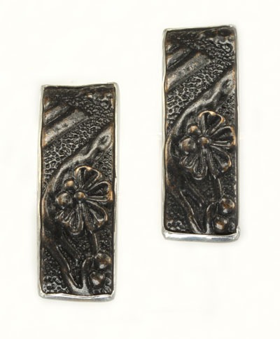 Japanese Fuchi Clip Earrings