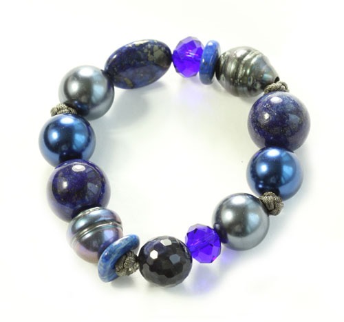 Lapis & Sodalite Stretch Bracelet
