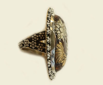 Large Japanese Kashira Ring
