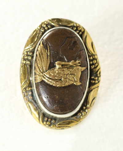 Large Japanese Kashira Ring