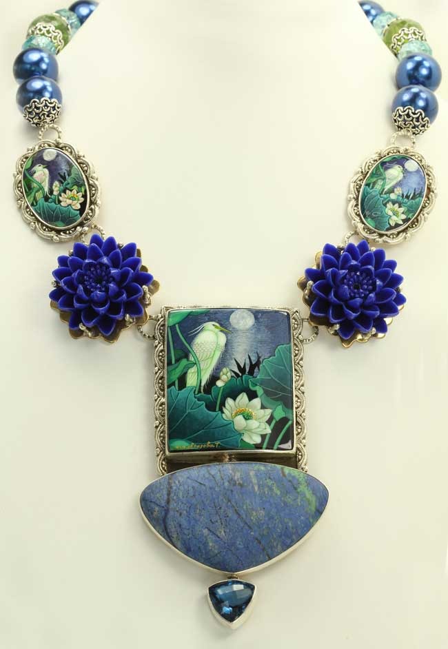 Moonlight on the Marsh Statement Collar
