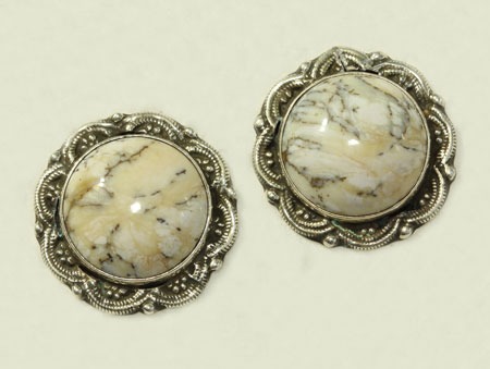 Opalite Jasper Post Earrings