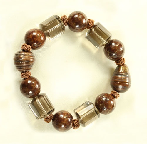 Smoky Quartz Stretch Bracelet