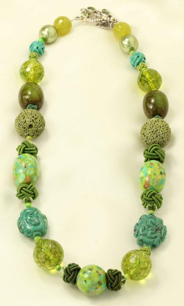  Turquoise & Lemon Chrysoprase Post Dangle Earrings
