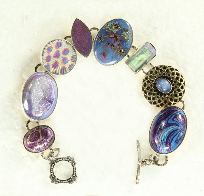 Vintage French Enamel Post Earrings--MATCHING BRACELET & RING AVAILABLE