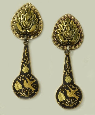 Vintage Spanish Metal Pin-Pendant