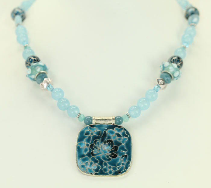 Cloisonne Pendant Necklace