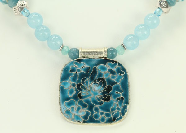 Cloisonne Pendant Necklace