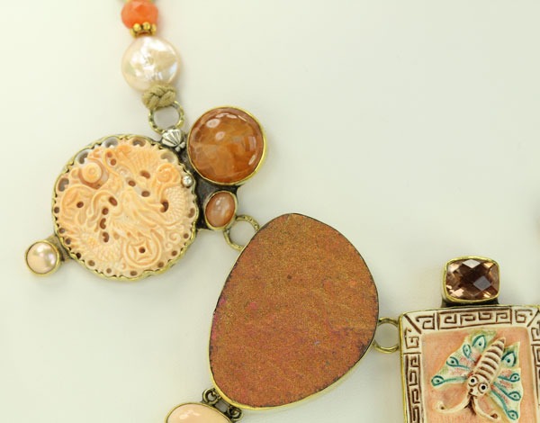Hand Carved Statement Necklace
