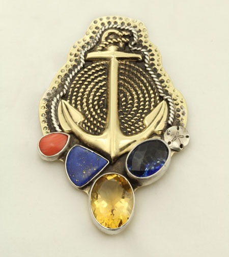 Anchors Aweigh Pin-Pendant