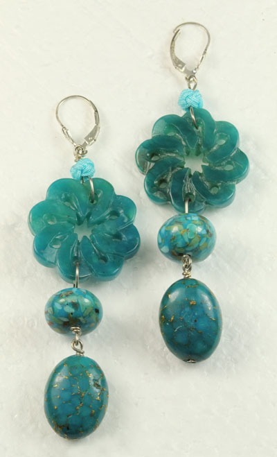 Asian Inspired Jade & Turquoise Bracelet