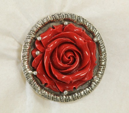 Red Coral Clip Earrings--CAN BE CONVERTED TO POST