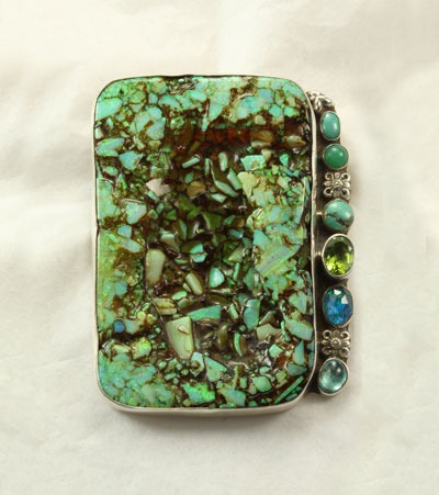 Mosaic Opal Pin-Pendant