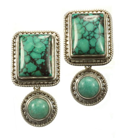 Turquoise & Amazonite Clip Dangles