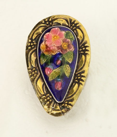 Vintage Enamel Statement Ring