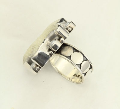 White Starfish & White Pearl Ring--LAST ONE AVAILABLE