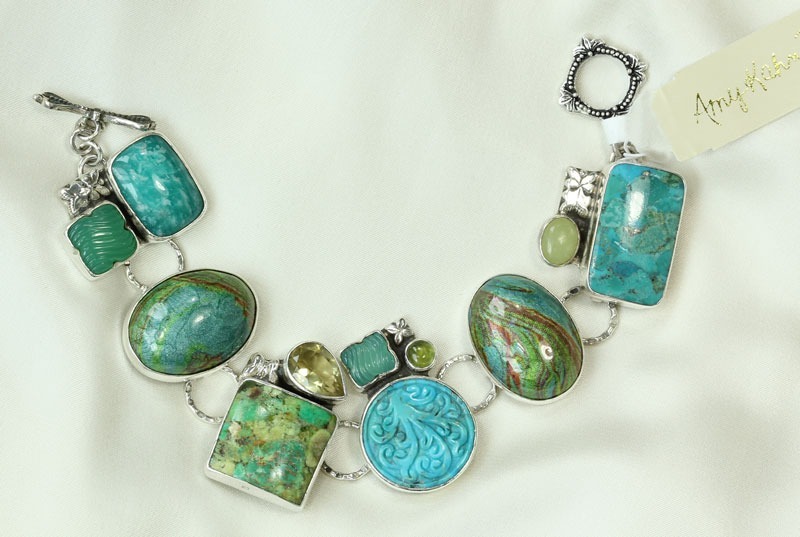 Carved Turquoise Ring