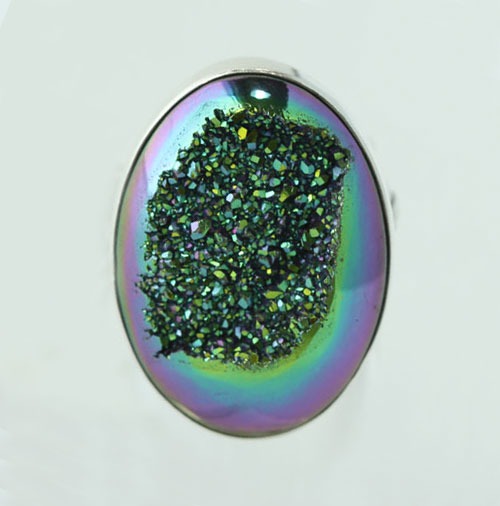 Titanium Drusy Ring