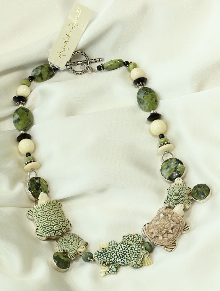 Turtle Cluster Necklace