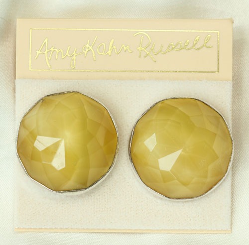 Vintage Glass Post Earrings