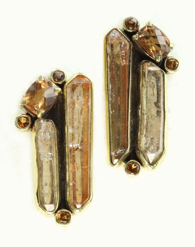 Aura Crystal Post Earrings
