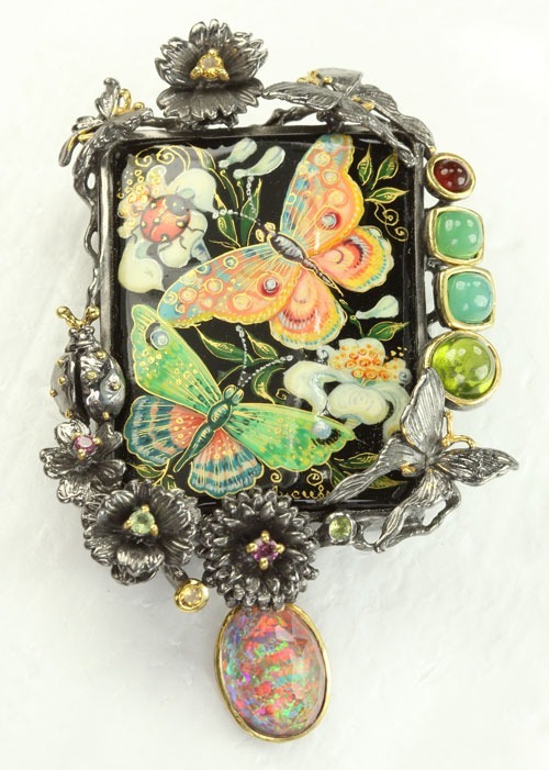 Garden Creatures Pin-Pendant
