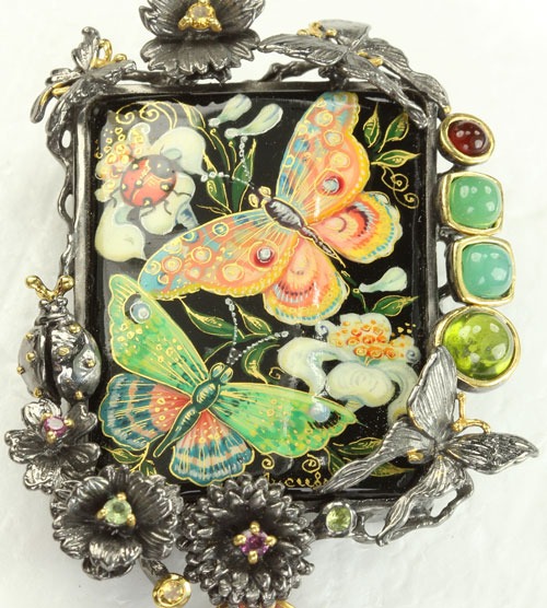 Garden Creatures Pin-Pendant