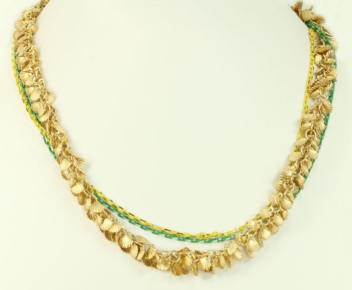 Golden Shell Necklace