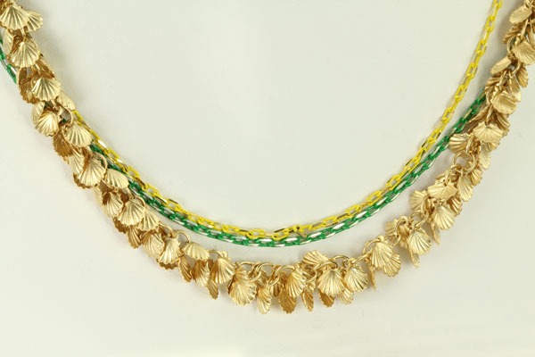 Golden Shell Necklace