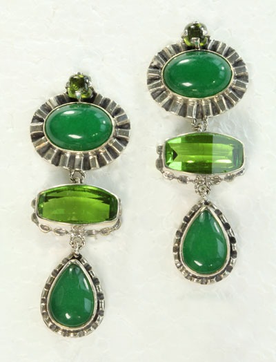 Green Quartz Dangles
