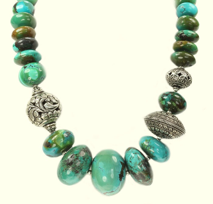 Large Turquoise Necklace  