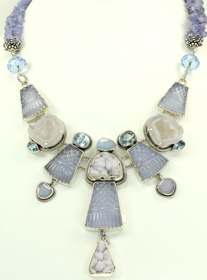 Opal & Chalcedony Collar
