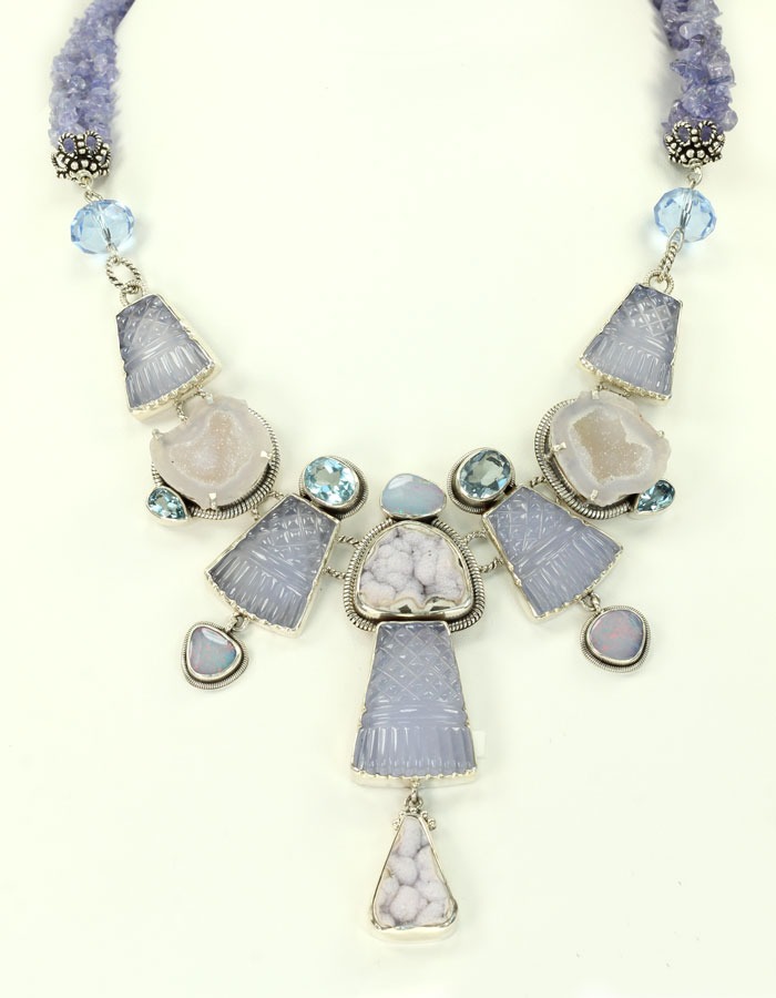 Opal & Chalcedony Collar