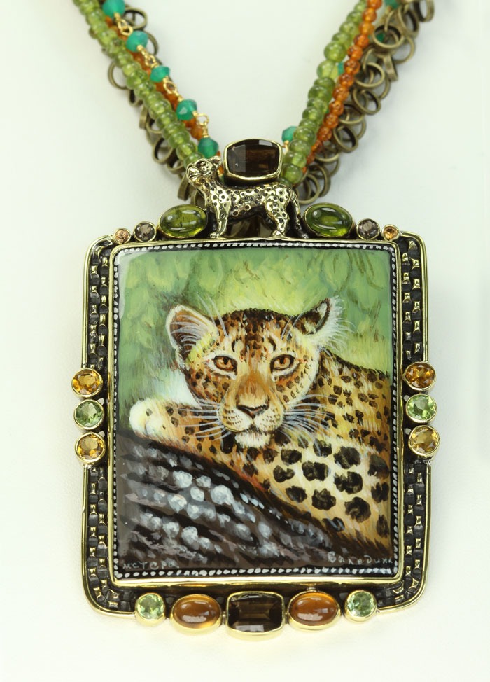 Leopard on Tree Branch